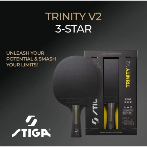 Ракетка для настольного тенниса  Stiga Trinity V2 3 Star FL (1213-1208-35) - фото №7